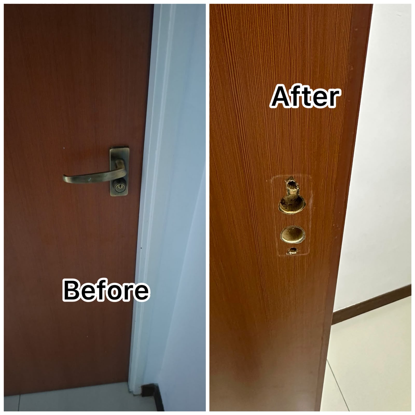 Door Handle & Lockset Replacement Service in Singapore
